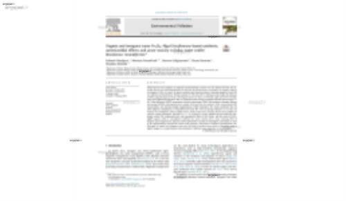 Organic and inorganic nano-Fe3O4: Alga Ulva flexuosa-based synthesis, antimicrobial effects and acute toxicity to briny water rotifer Brachionus rotundiformis*